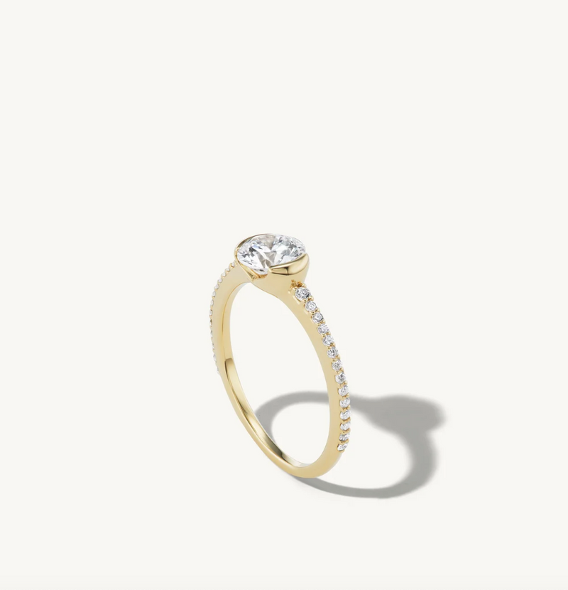 Sophie Ratner Pave Sunrise Diamond Ring