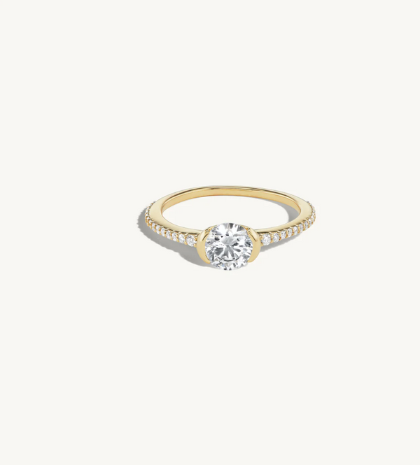 Sophie Ratner Pave Sunrise Diamond Ring