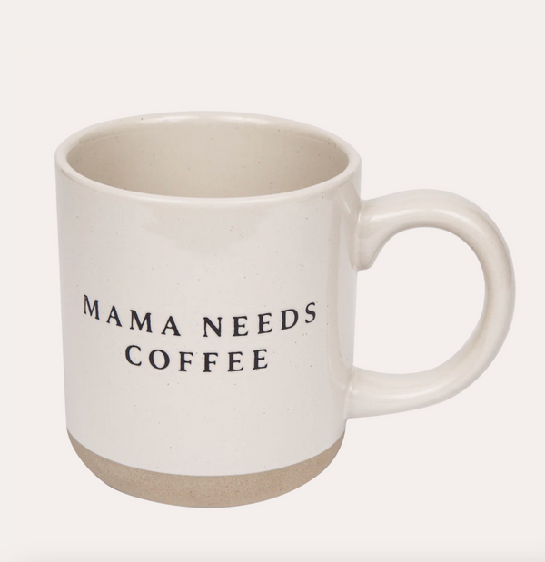 Sweet Water Decor Mama Needs 14oz. Coffee Stoneware Coffee Mug