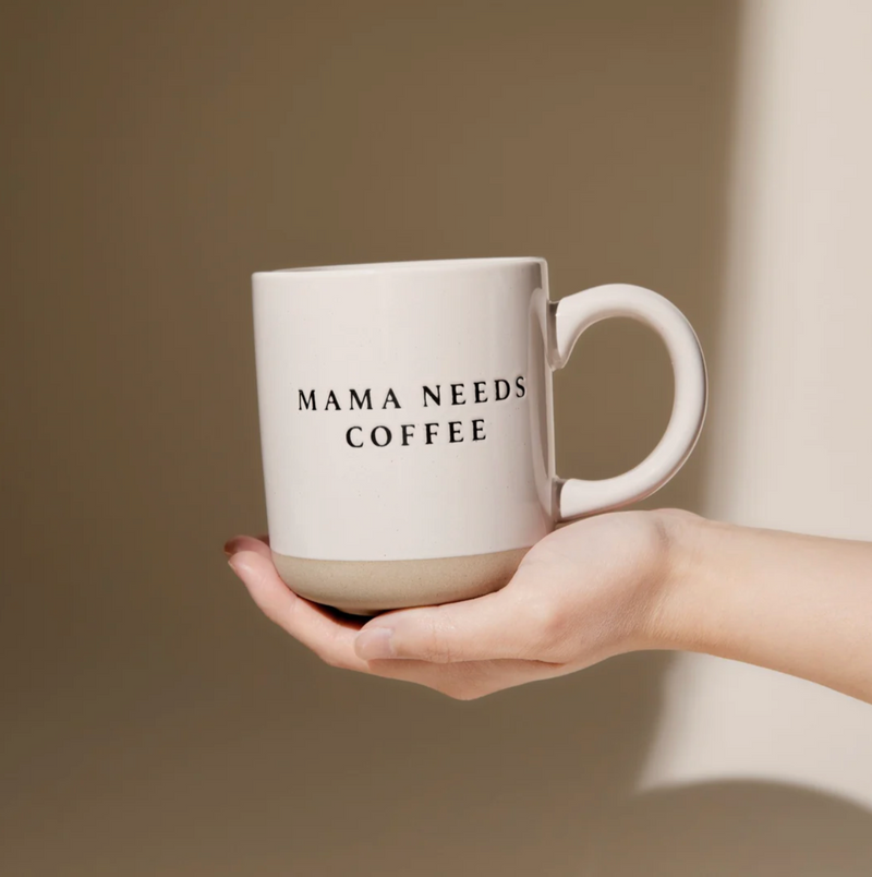 Sweet Water Decor Mama Needs 14oz. Coffee Stoneware Coffee Mug