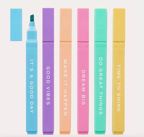 Sweet Water Decor Do Great Things Highlighters Set