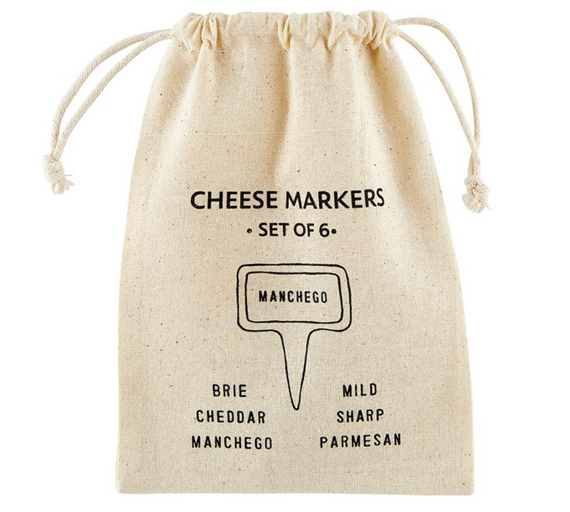 Creative Brands Ceramic Cheese Marker - S/6