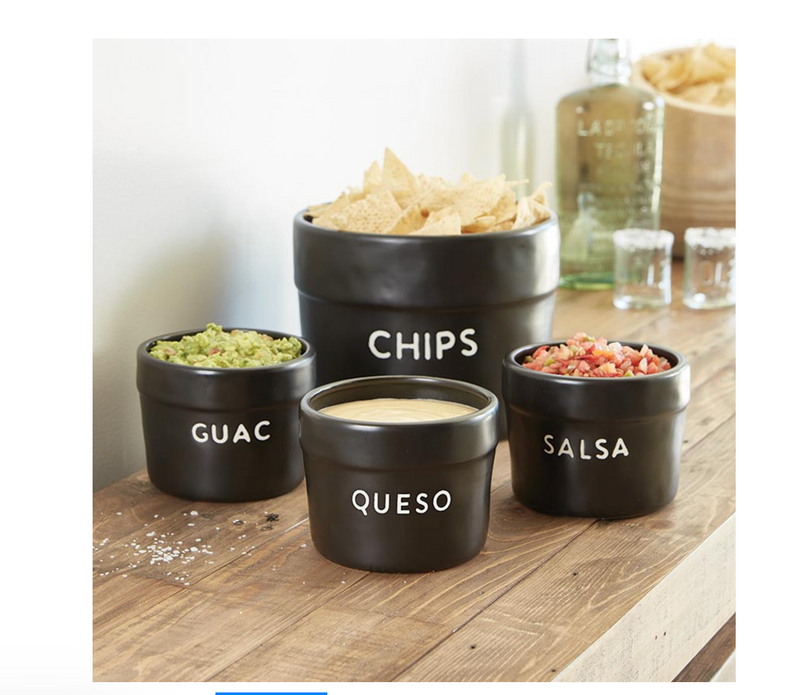 Creative Brands Blk Small Ceramic Queso Bag