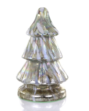 Cody Foster & Co Mottled Glass Tree-Silver Small