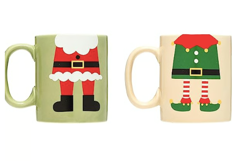 Pearhead Holiday North Pole Mug Set