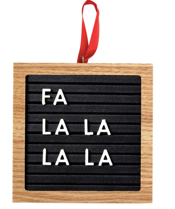 Pearhead Letterboard Ornament Set