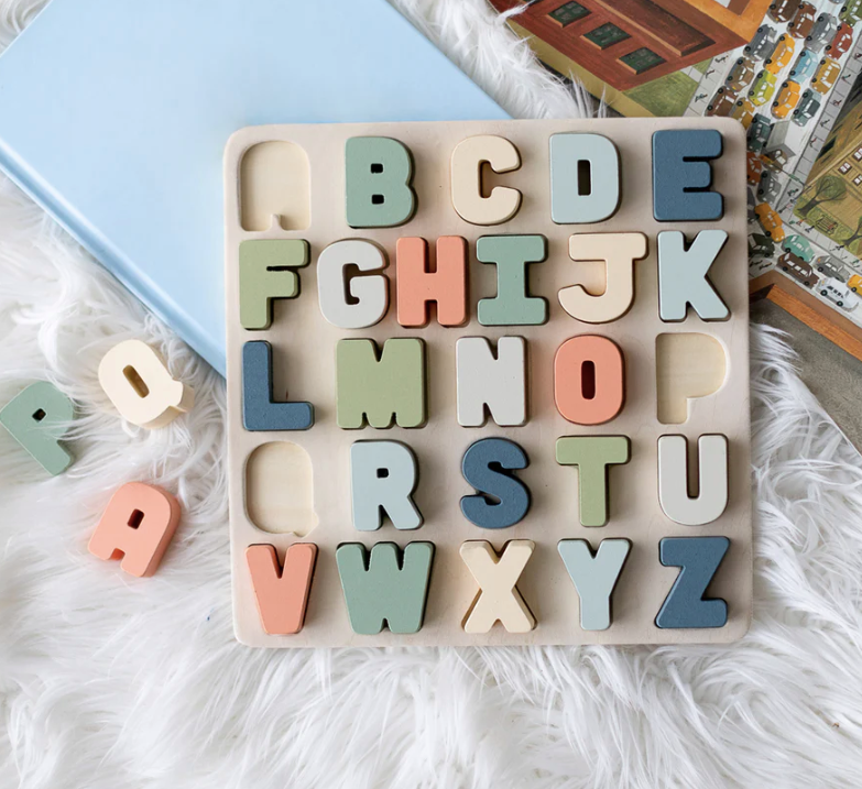 Pearhead Wooden Puzzle, Alphabet