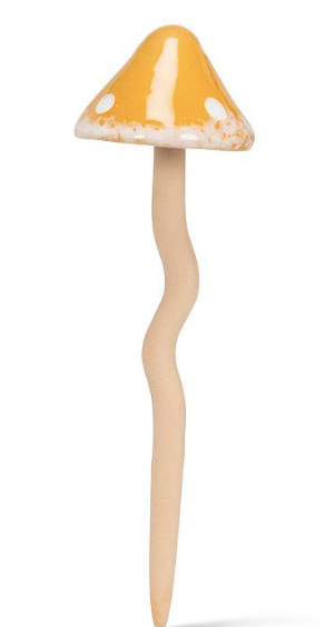 Abbott Wobbly Dot Mushroom Stake-4Asst-10.5"H