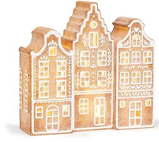 Abbott LED Gingerbread House-8.5"L