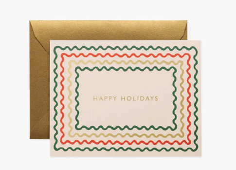 Rifle Paper Co. Holiday Ribbon Card