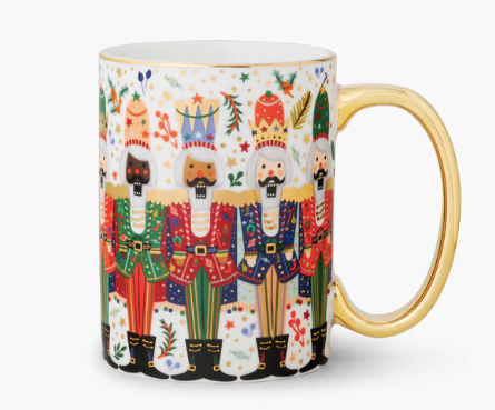 Rifle Paper Co. Nutcracker Brigade Porcelain Mug