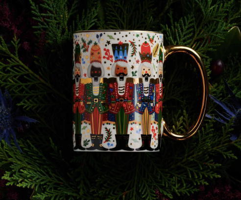 Rifle Paper Co. Nutcracker Brigade Porcelain Mug