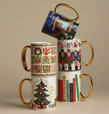 Rifle Paper Co. Nutcracker Brigade Porcelain Mug