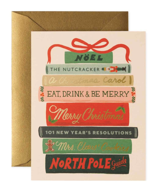 Rifle Paper Co. Holiday Books Card