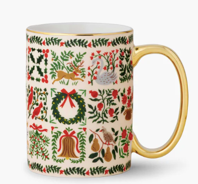 Rifle Paper Co. Christmastide Porcelain Mug