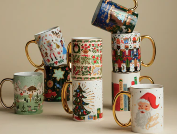 Rifle Paper Co. Christmastide Porcelain Mug