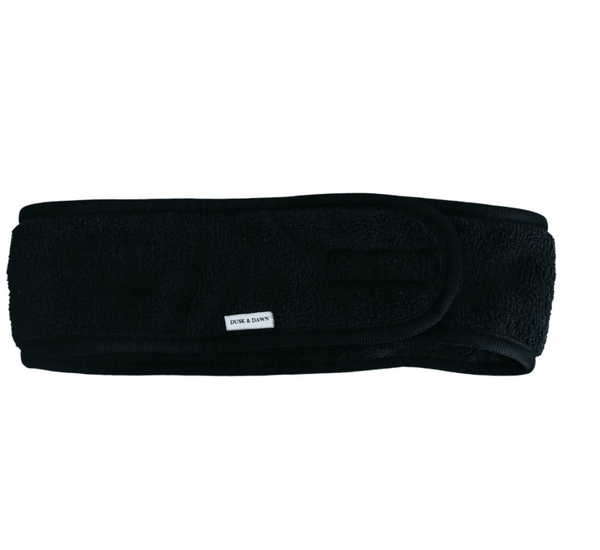 Giften Market Black Fleece Spa Headband