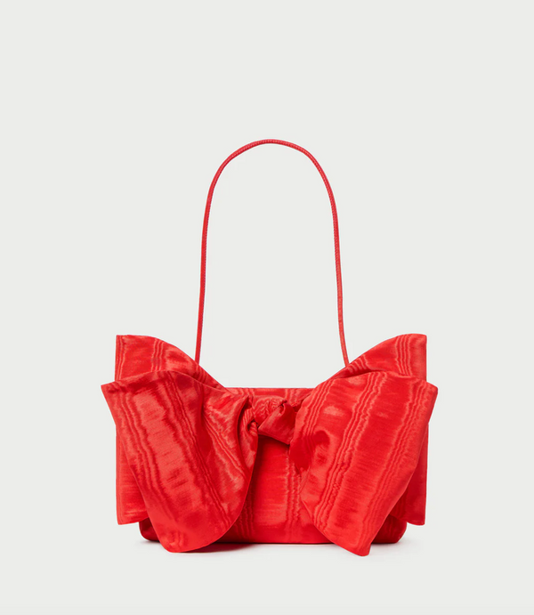 Loeffler Randall Valerie Red Bow Clutch