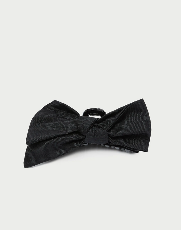 Loeffler Randall Anika Black Bow Claw Clip