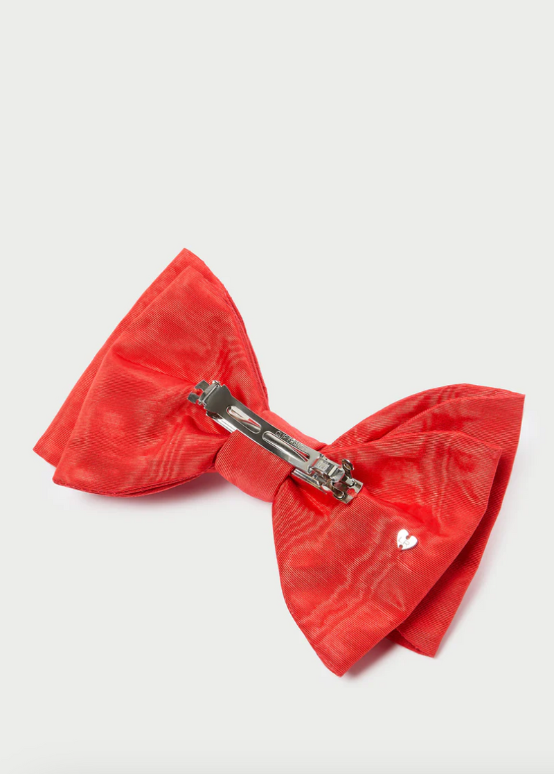 Loeffler Randall Eden Red Bow Hair Clip