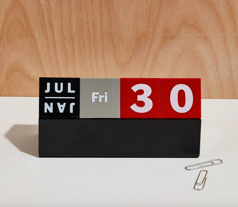 MoMA Design Store Cubes Perpetual Calendar-R/B/G