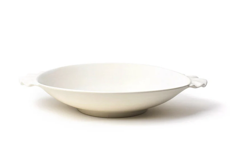 Coton Colors Signature White Ruffle 11 Pasta Bowl