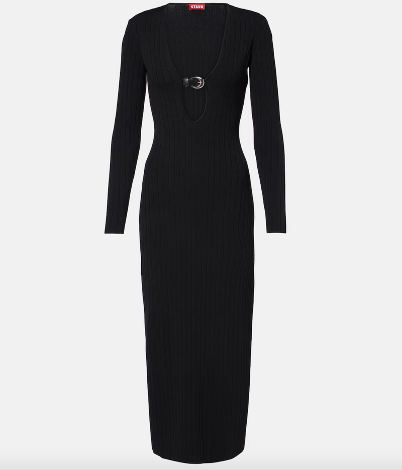 Staud Murphy Dress Black