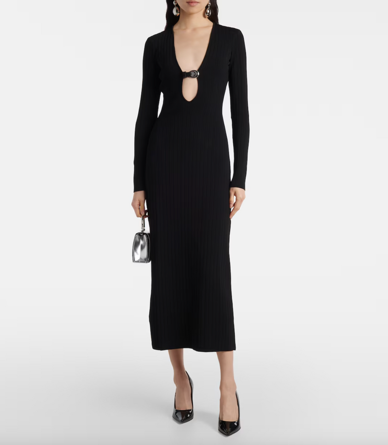 Staud Murphy Dress Black