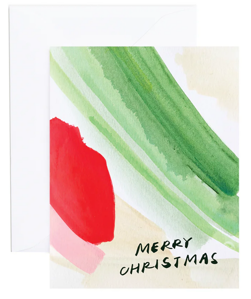 Evergreen Summer Harvey Christmas Card