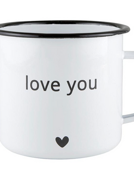 Santa Barbara Design Studio Enamel Mug Set - Love You More