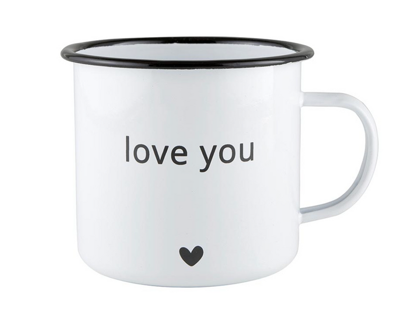 Santa Barbara Design Studio Enamel Mug Set - Love You More