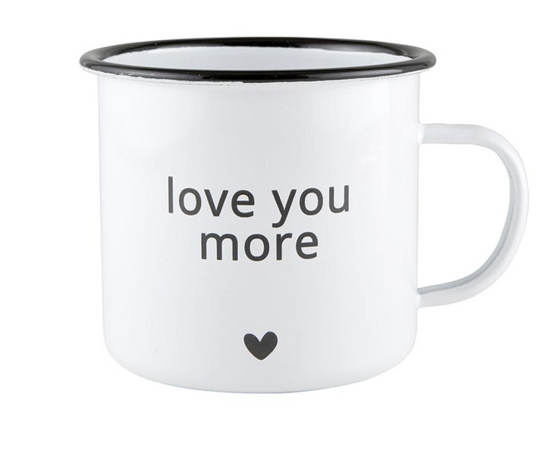 Santa Barbara Design Studio Enamel Mug Set - Love You More