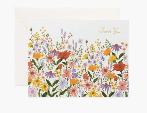 Rifle Paper Co. Prairie Garden Thank You Card
