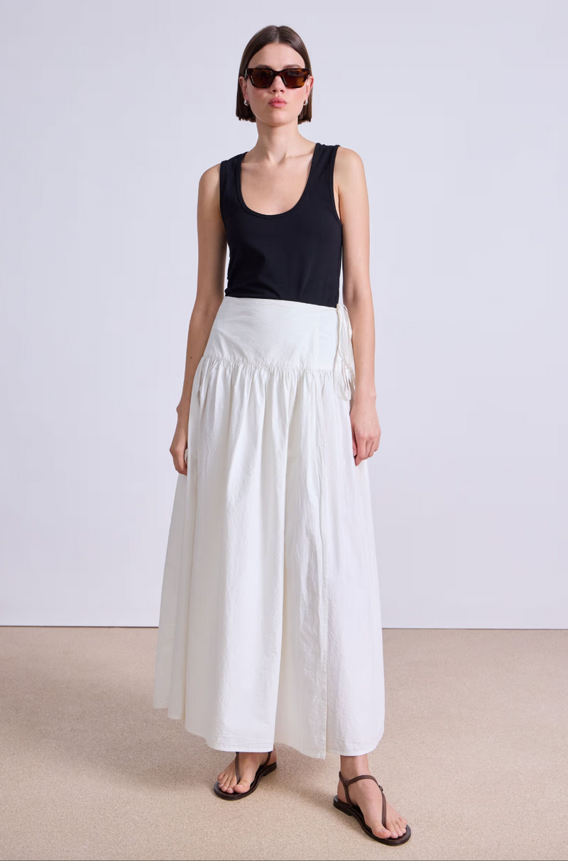 Apiece Apart  Angeli Maxi Skirt Cream