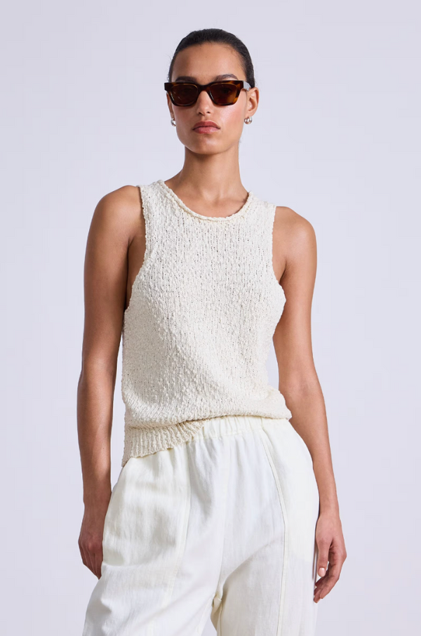 Apiece Apart  Chiesa Vest Cream