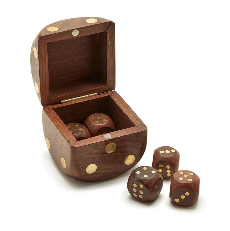 Two's Company Inc Dice Box w/ 6 dice