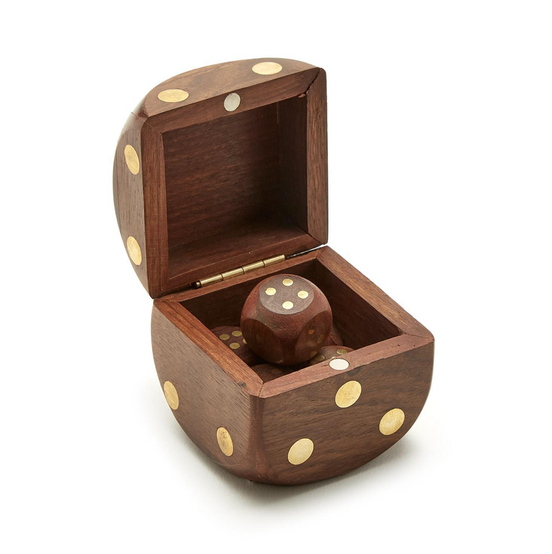 Two's Company Inc Dice Box w/ 6 dice