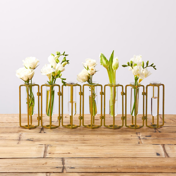 Two's Company Inc S/7 Sm Hinged Flower Vase