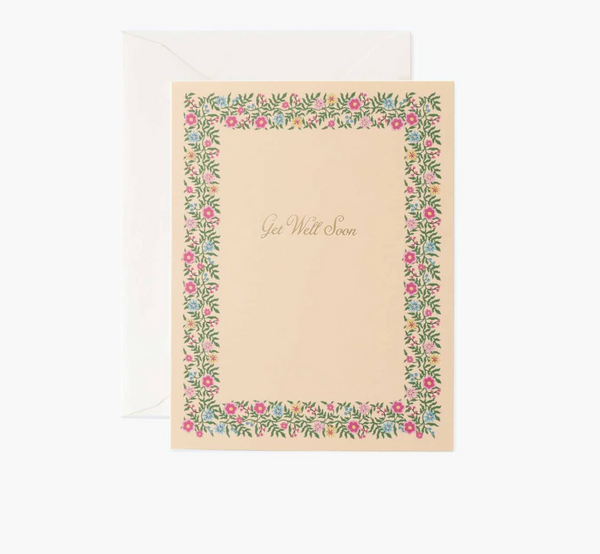 Rifle Paper Co. Blush Get Well Soon Card