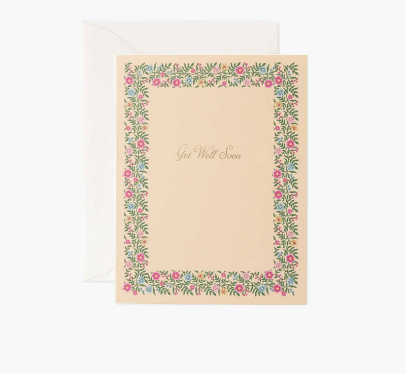 Rifle Paper Co. Blush Get Well Soon Card