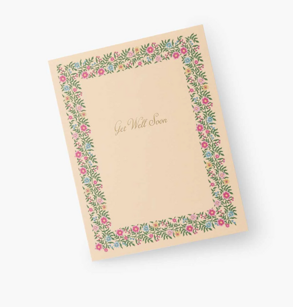 Rifle Paper Co. Blush Get Well Soon Card