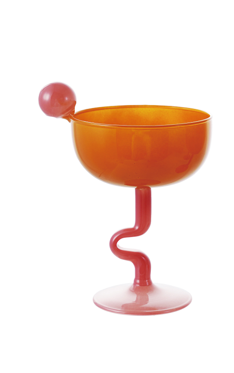 Hazel Mazel Stemmed Martini Glass