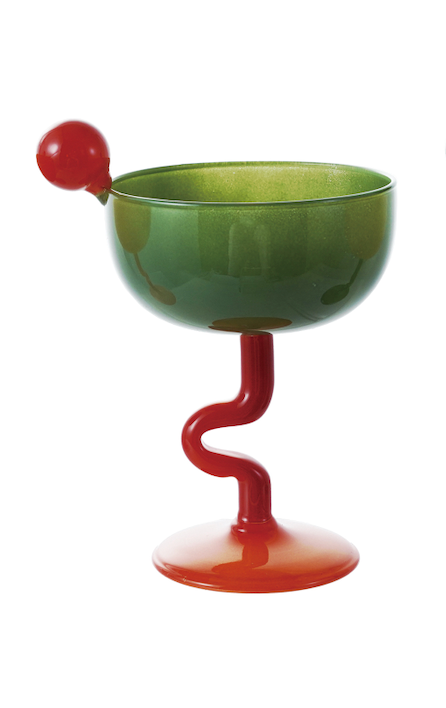 Hazel Mazel Stemmed Martini Glass