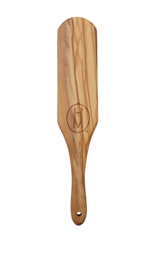 Hazel Mazel 10"L x 2"W Olive Wood Serving Spatula