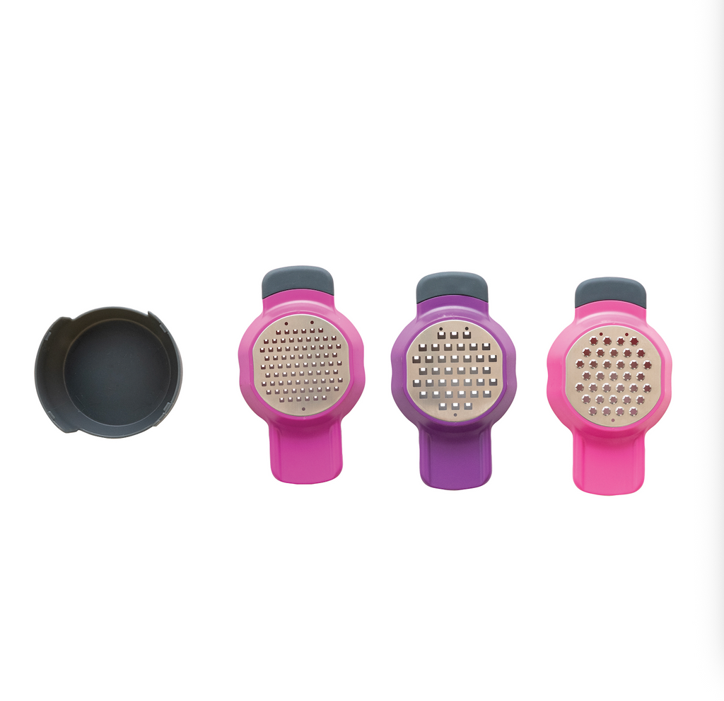 Hazel Mazel Stainless Steel Graters with Holder