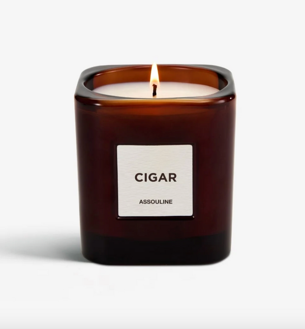 Assouline Library Scented Candle - Cigar
