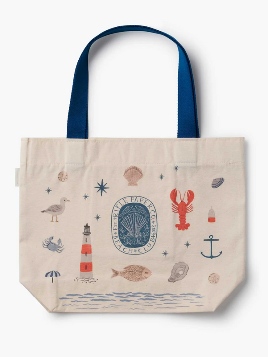 Rifle Paper Co. Seaside East West - Canvas Tote Bag