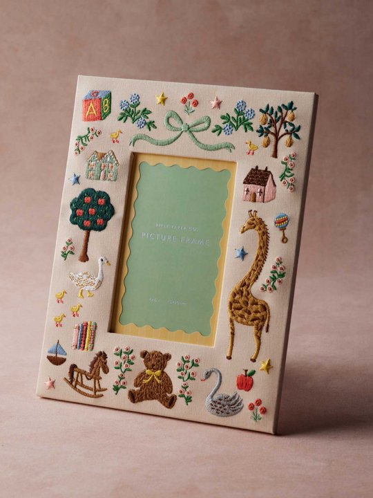Rifle Paper Co. Storybook Embroidered Picture Frame