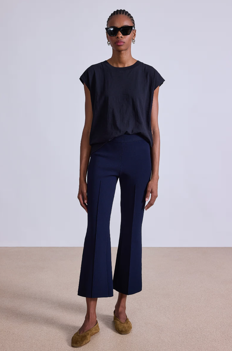 Apiece Apart Rene Pull On Pant Navy