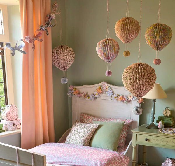 Meri Meri Meri Meri x Liberty Origami Balloon Decorations